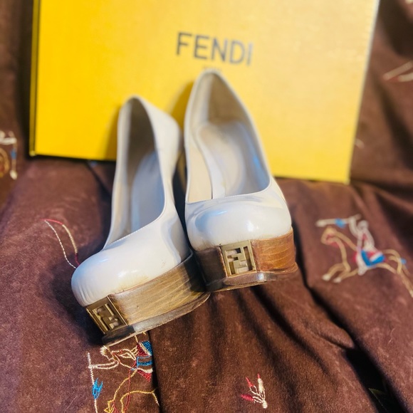 Fendi heels shoes pumps platform designer brand - Picture 2 of 11